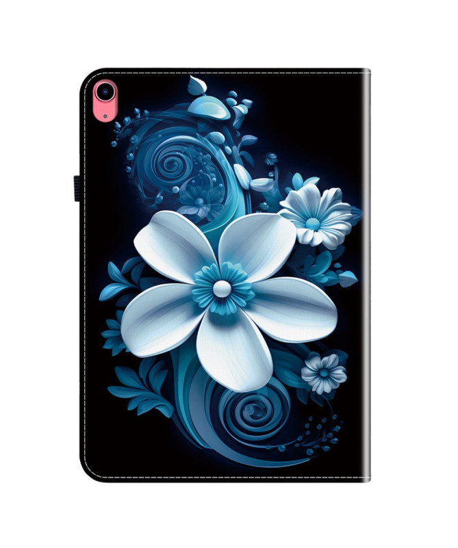 Housse iPad 10.9 (2022) / iPad (2025) Bleu Nuit Florale - photo 2