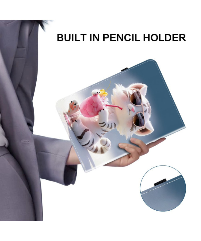 Housse iPad 10.9 (2022) / iPad (2025) Chat Chill