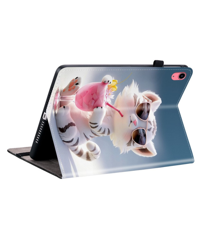 Housse iPad 10.9 (2022) / iPad (2025) Chat Chill