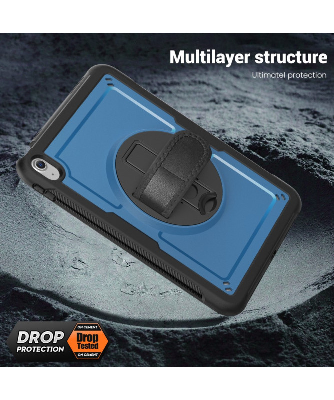 Coque iPad (2025) / 10.9 (2022) Antichoc Support Rotatif + Sangle