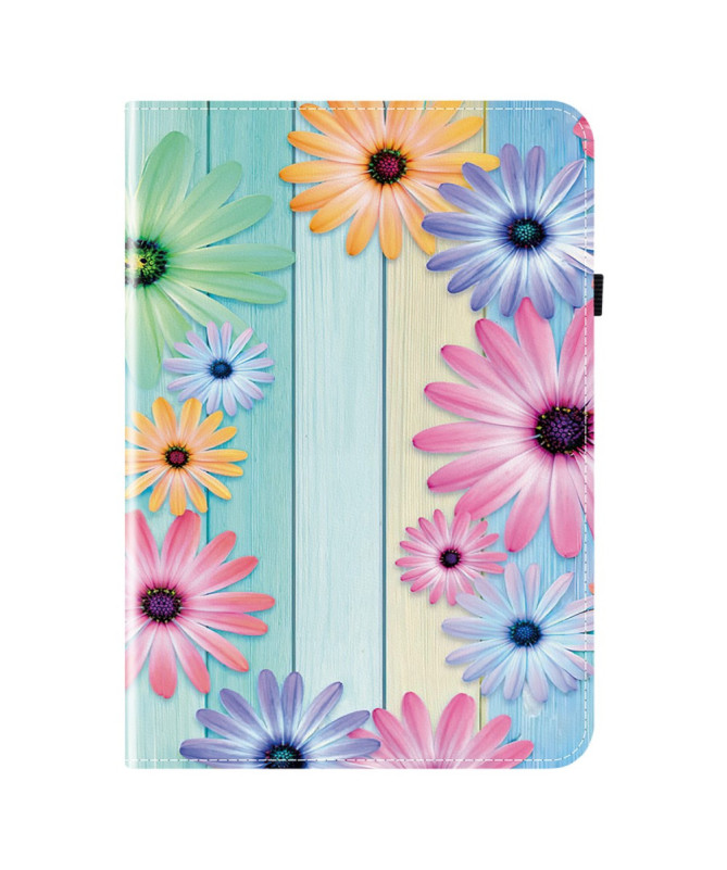 Housse iPad 10.9 (2022) / iPad (2025) Fleurs Pastel