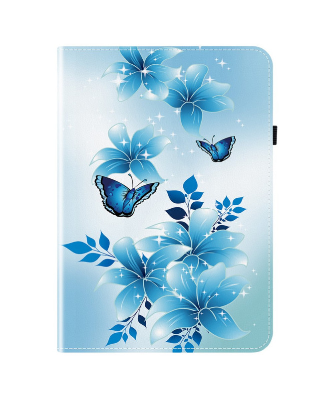 Housse iPad 10.9 (2022) / iPad (2025) Bleu Papillon