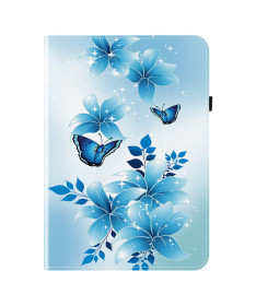 Housse iPad 10.9 (2022) / iPad (2025) Bleu Papillon