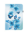 Housse iPad 10.9 (2022) / iPad (2025) Bleu Papillon