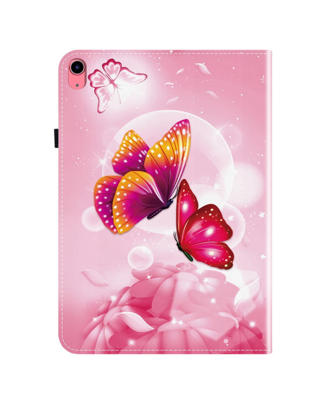 Housse iPad 10.9 (2022) / iPad (2025) Papillon Rose