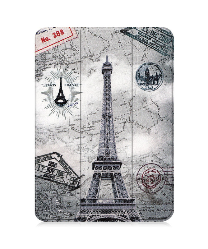 Housse iPad 10.9 (2022) / iPad (2025) Tour Eiffel vintage