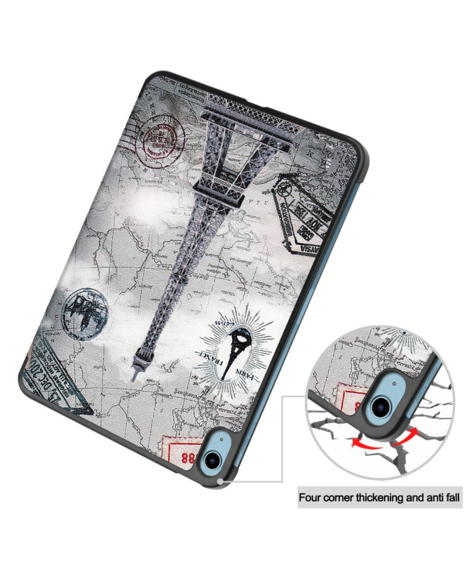 Housse iPad 10.9 (2022) / iPad (2025) Tour Eiffel vintage