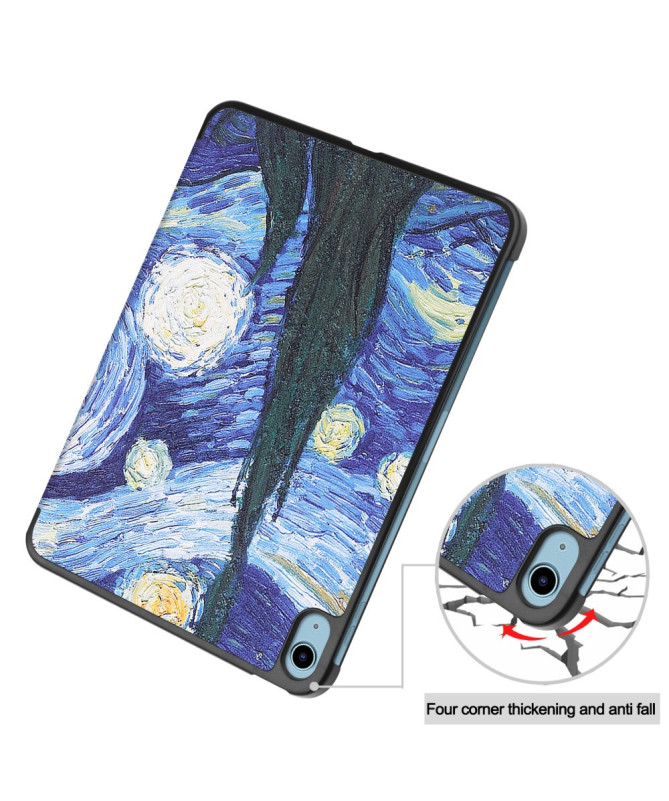 Housse iPad 10.9 (2022) / iPad (2025) Nuit Tourbillonnante avec support - photo 5