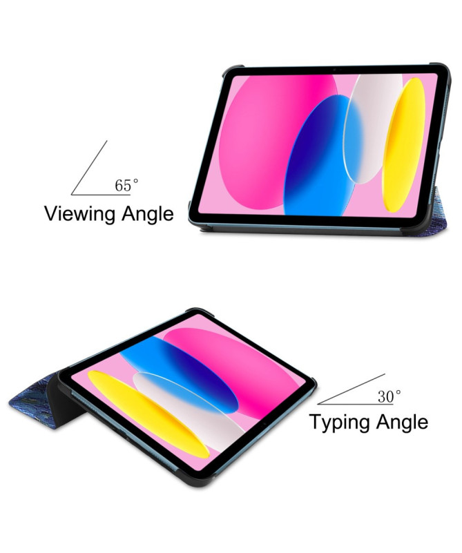 Housse iPad 10.9 (2022) / iPad (2025) Nuit Tourbillonnante avec support - photo 7