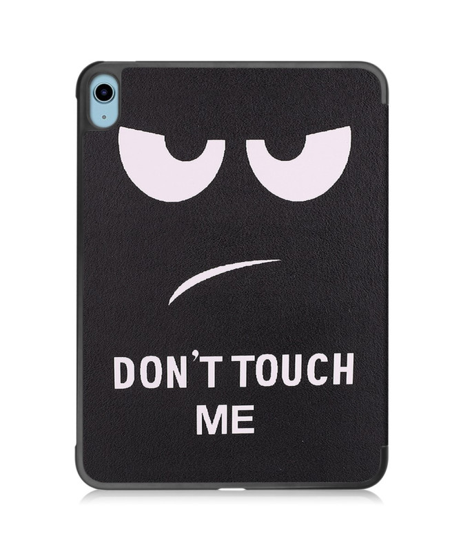 Housse iPad 10.9 (2022) / iPad (2025) Don’t Touch Me avec support