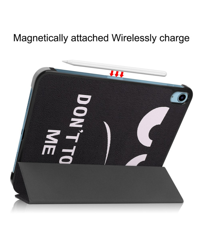 Housse iPad 10.9 (2022) / iPad (2025) Don’t Touch Me avec support