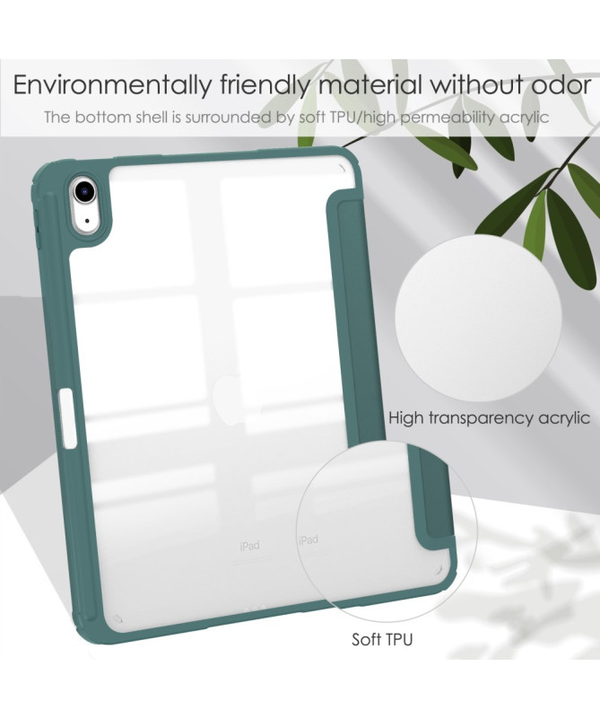 Housse iPad 10.9 (2022) / iPad (2025) Transparente avec Support