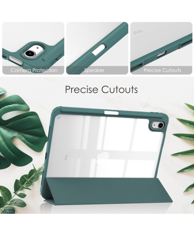 Housse iPad 10.9 (2022) / iPad (2025) Transparente avec Support