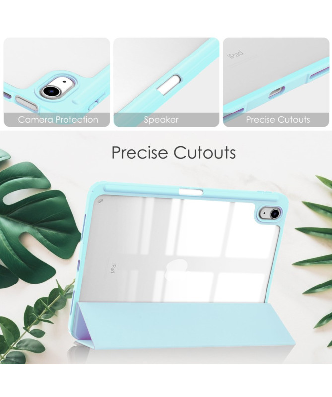 Housse iPad 10.9 (2022) / iPad (2025) Transparente avec Support
