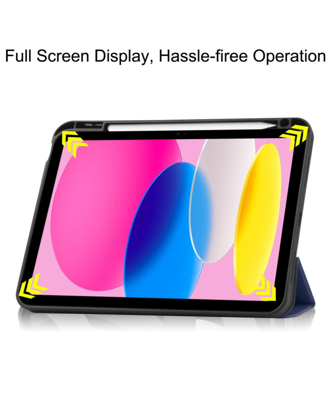Housse iPad (2025) / 10.9 (2022) avec support et emplacement stylet | 
