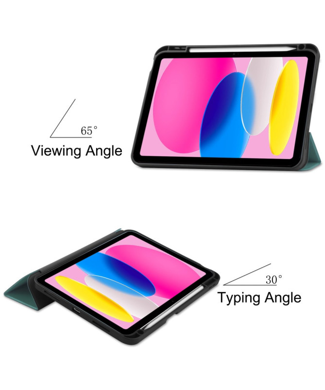 Housse iPad (2025) / 10.9 (2022) avec support et emplacement stylet | 