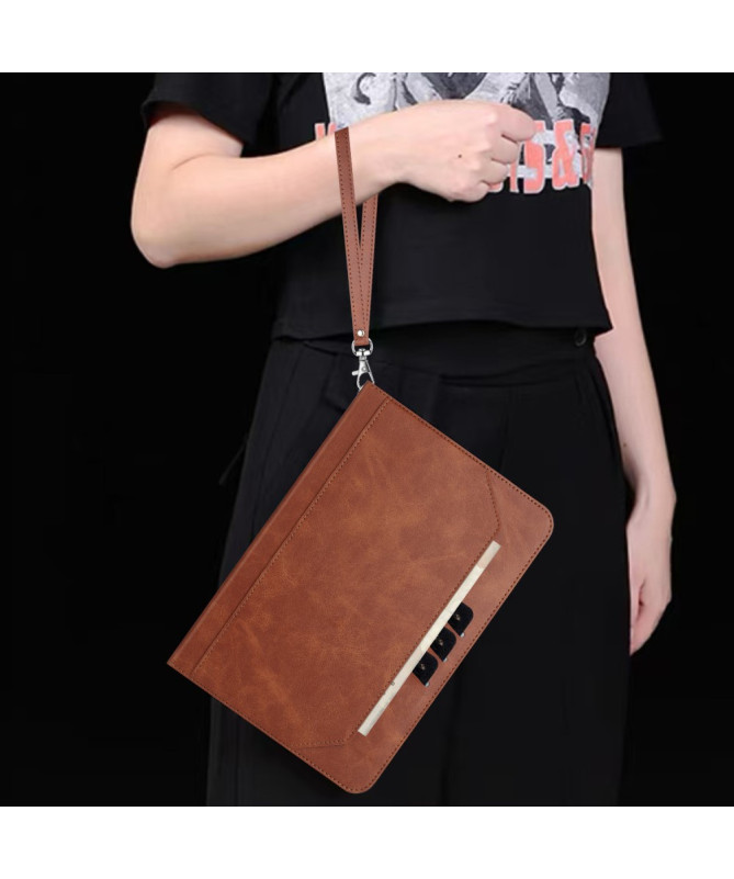 Housse iPad (2025) / 10.9 (2022) avec support, porte-cartes | Regano