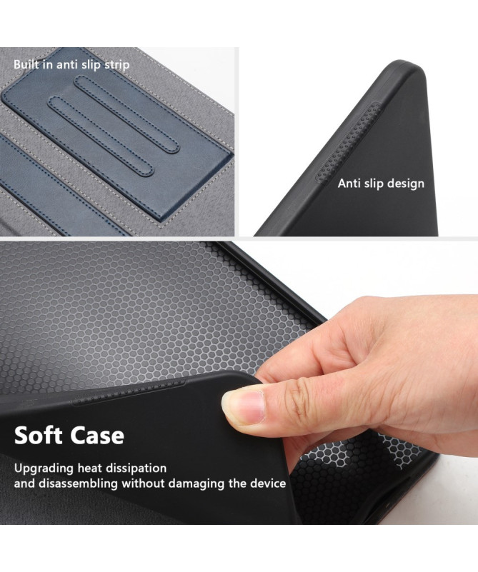 Housse iPad (2025) / 10.9 (2022) avec support, porte-cartes | Regano