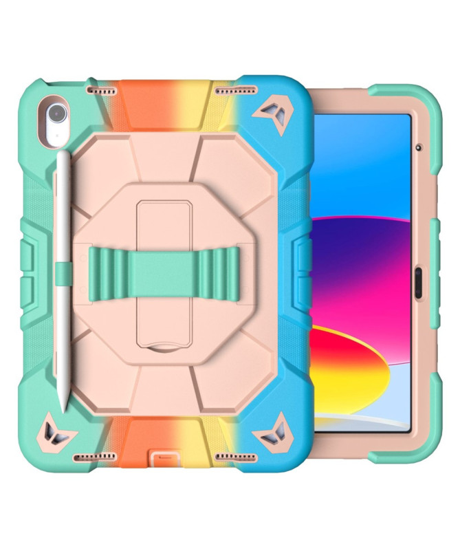 Coque iPad (2025) / 10.9 (2022) avec support, dragonne et stylet | Axu