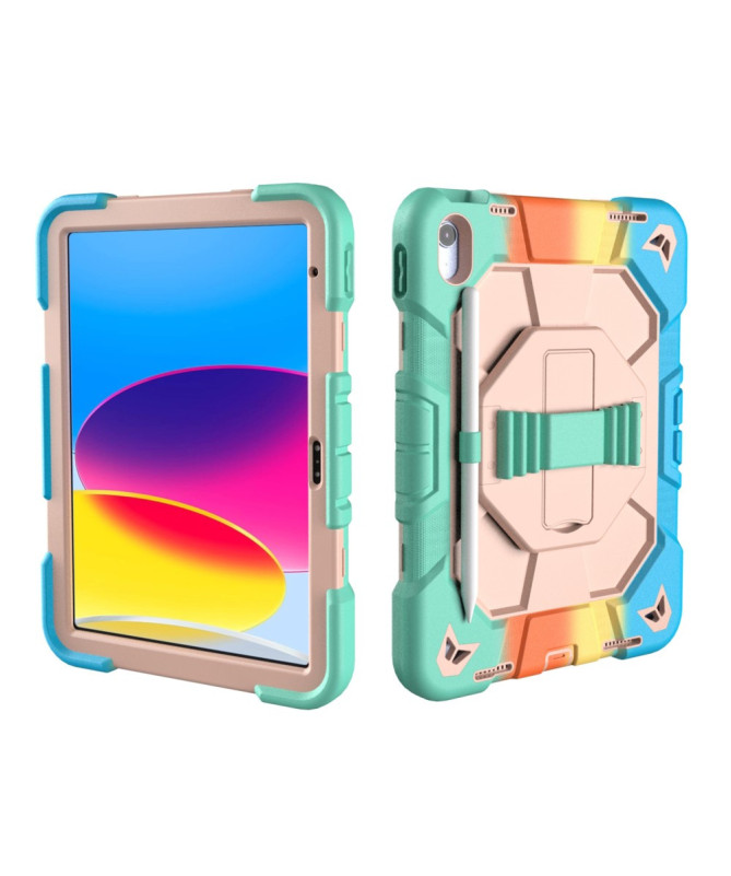 Coque iPad (2025) / 10.9 (2022) avec support, dragonne et stylet | Axu