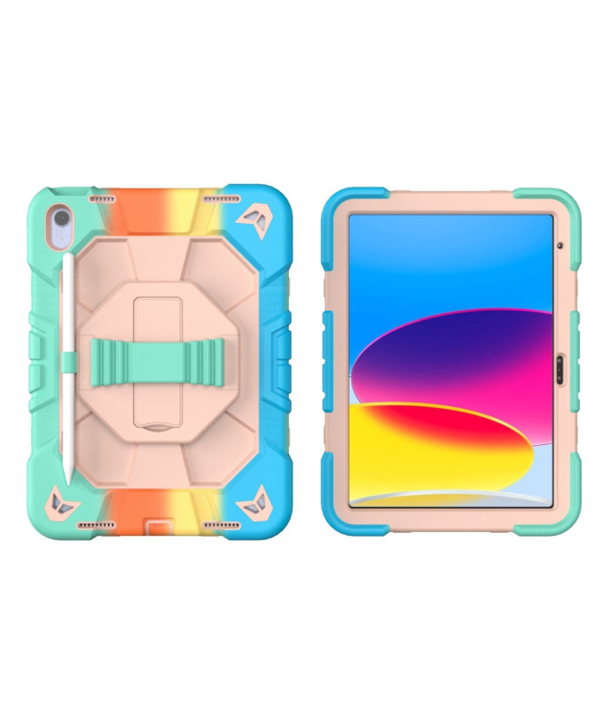 Coque iPad (2025) / 10.9 (2022) avec support, dragonne et stylet | Axu