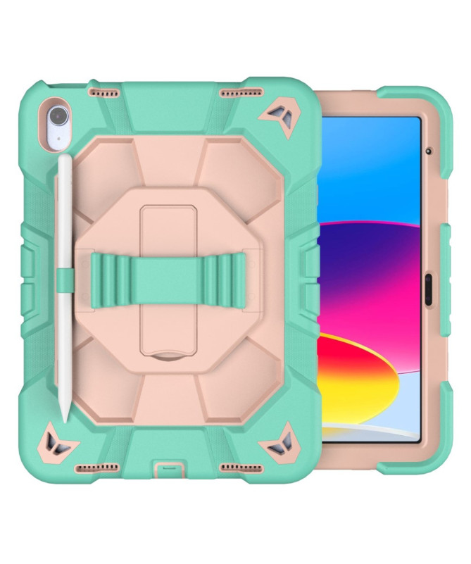 Coque iPad (2025) / 10.9 (2022) avec support, dragonne et stylet | Axu