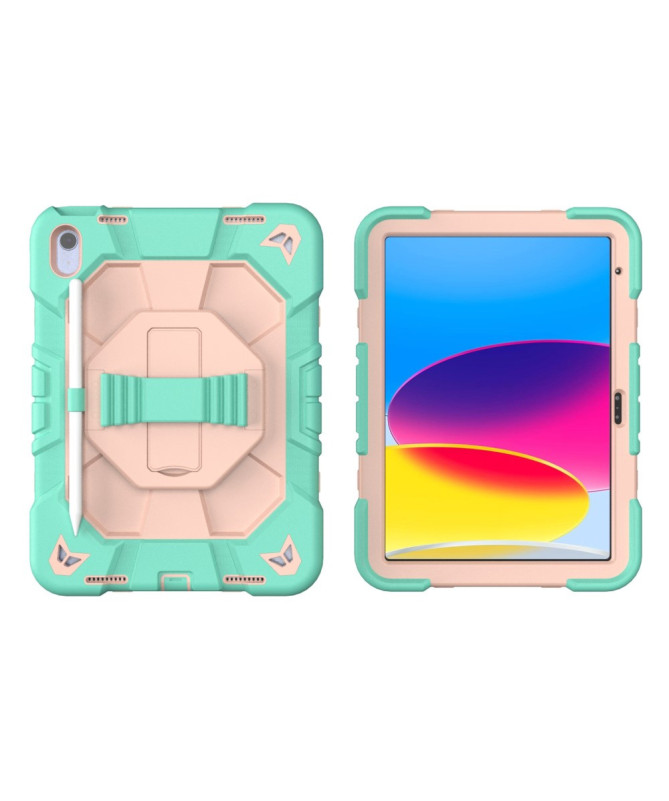 Coque iPad (2025) / 10.9 (2022) avec support, dragonne et stylet | Axu