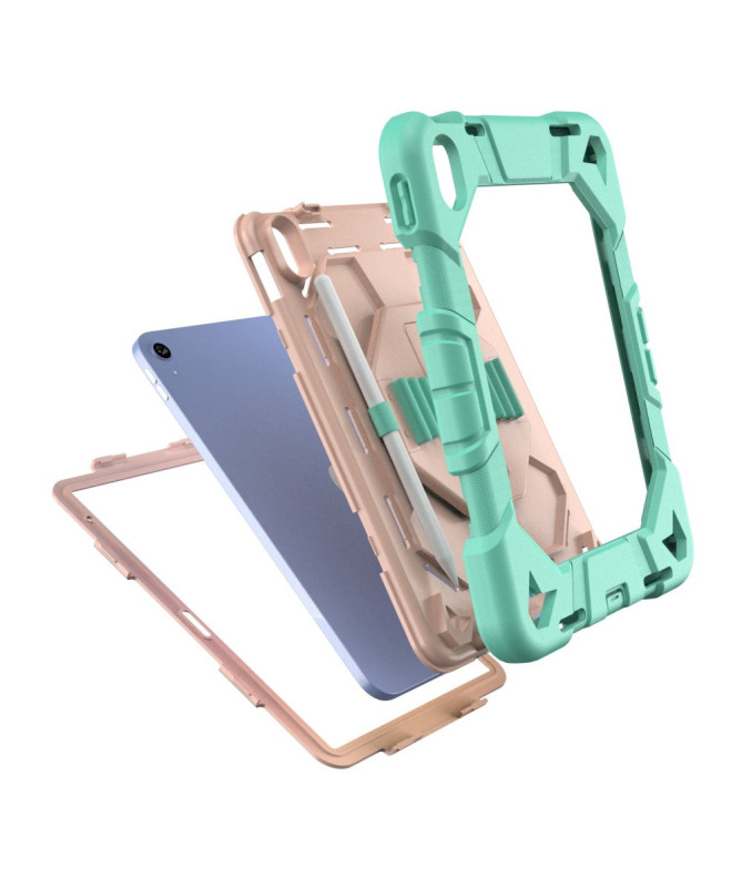 Coque iPad (2025) / 10.9 (2022) avec support, dragonne et stylet | Axu