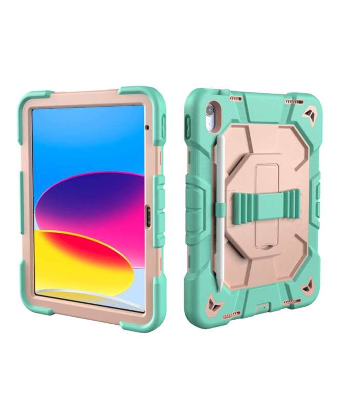 Coque iPad (2025) / 10.9 (2022) avec support, dragonne et stylet | Axu
