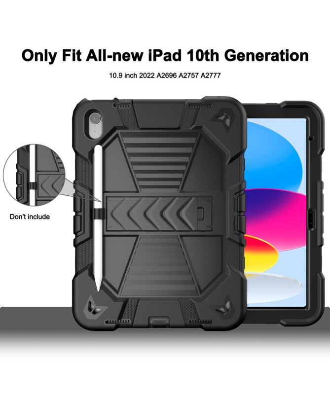 Coque iPad (2025) / 10.9 (2022) antichoc avec support intégré | Rokka
