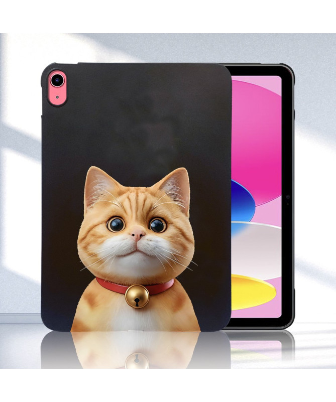 Coque iPad (2025) / 10.9 (2022) fine et souple motif chat | Minou
