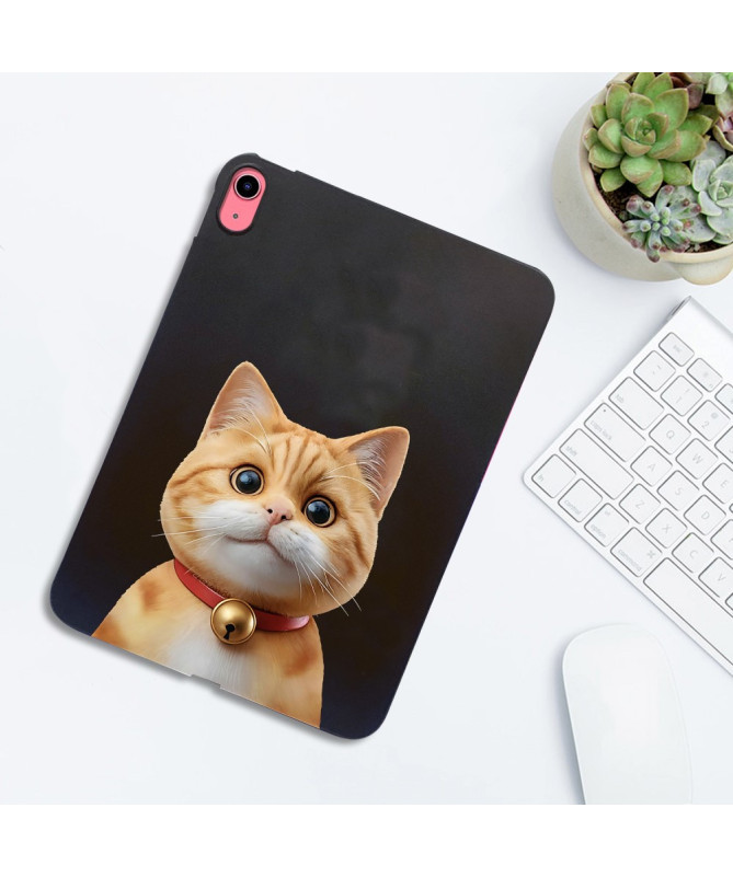 Coque iPad (2025) / 10.9 (2022) fine et souple motif chat | Minou