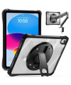 Coque iPad (2025) / 10.9 (2022) antichoc transparente avec support VESA | Nox