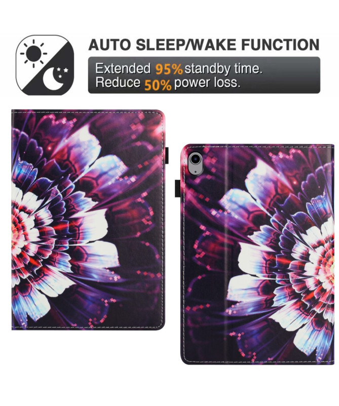 Housse iPad (2025) / 10.9 (2022) avec support et poches cartes | Bloomflare - photo 4