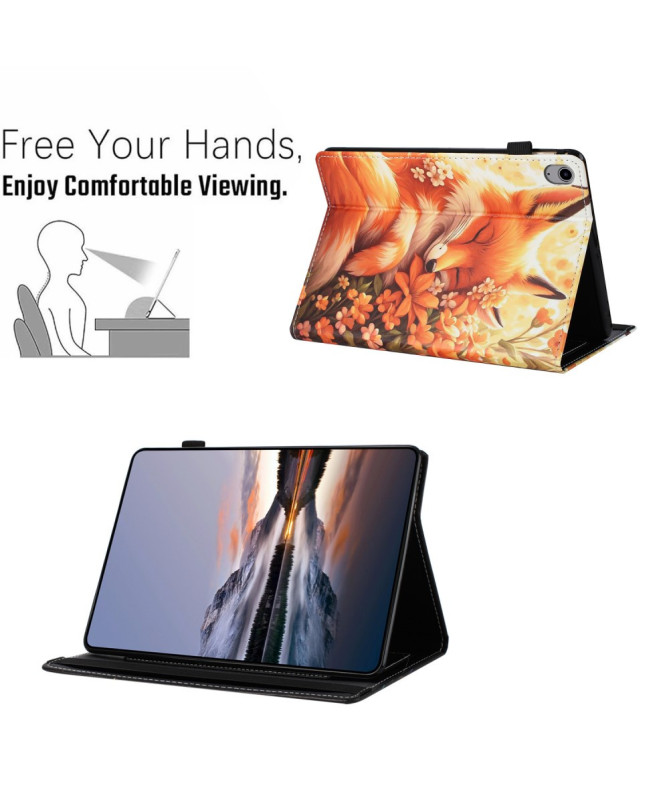 Housse iPad (2025) / 10.9 (2022) avec support et rangement cartes | Yoshi - photo 4