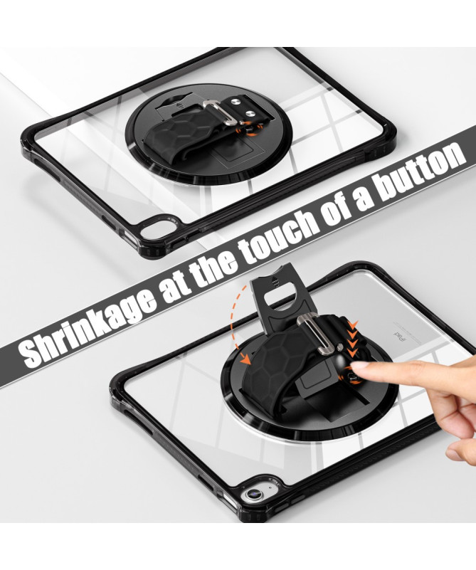 Coque iPad (2025) / 10.9 (2022) avec sangle main et bandoulière | Rigg