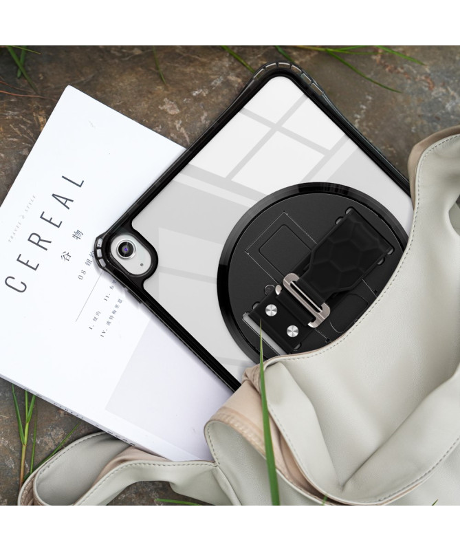 Coque iPad (2025) / 10.9 (2022) avec sangle main et bandoulière | Rigg