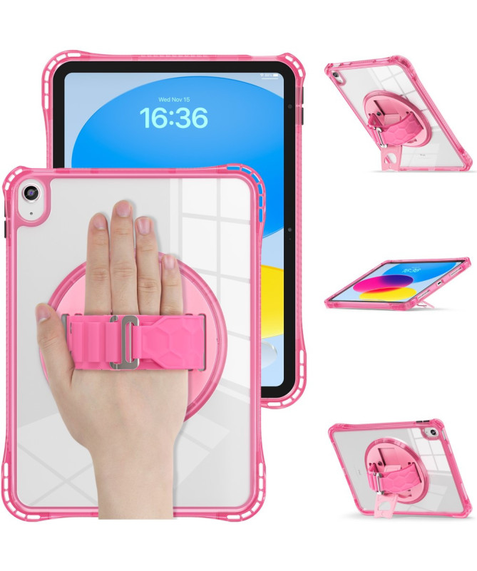Coque iPad (2025) / 10.9 (2022) avec sangle main et bandoulière | Rigg