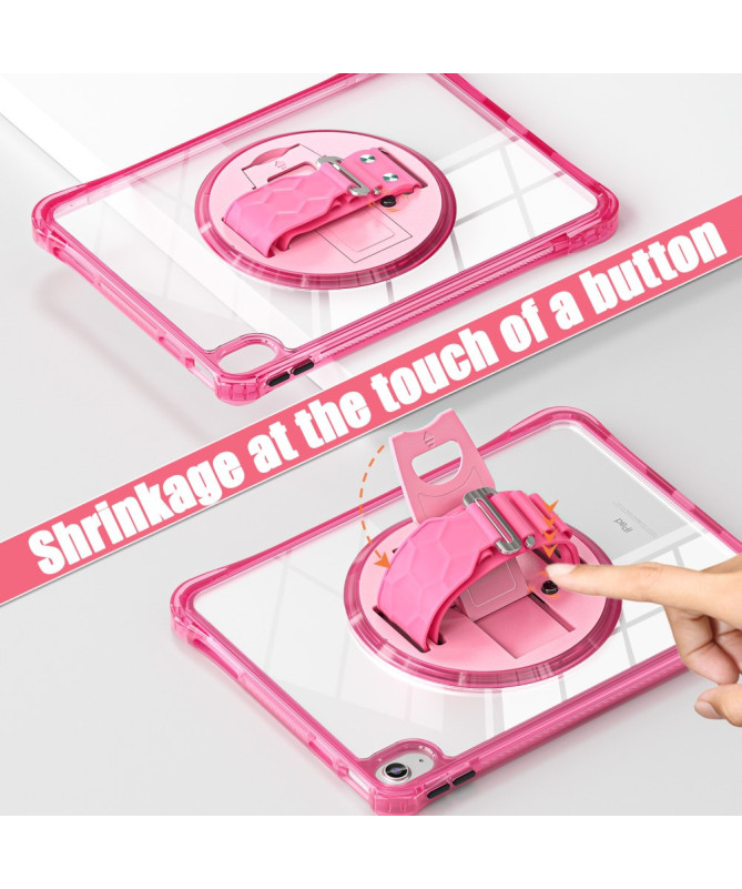 Coque iPad (2025) / 10.9 (2022) avec sangle main et bandoulière | Rigg
