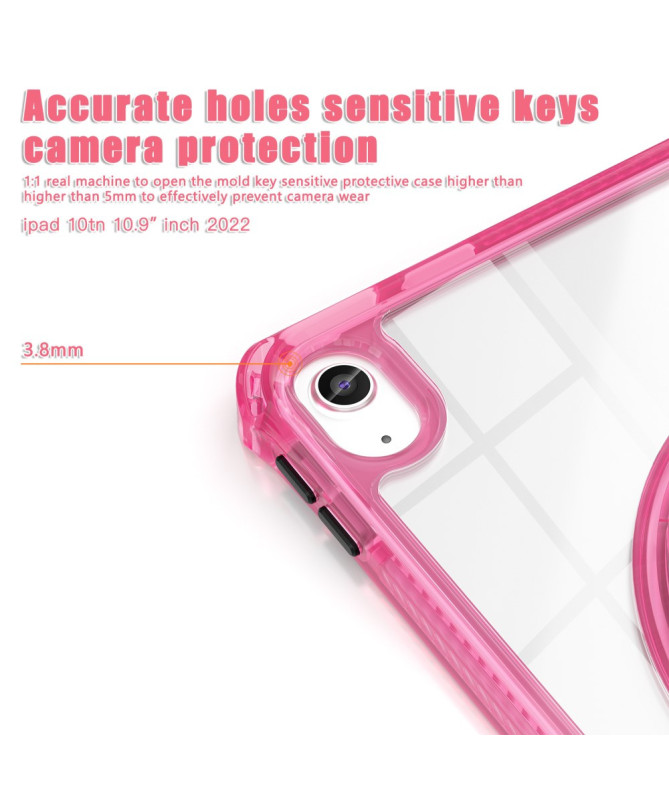 Coque iPad (2025) / 10.9 (2022) avec sangle main et bandoulière | Rigg