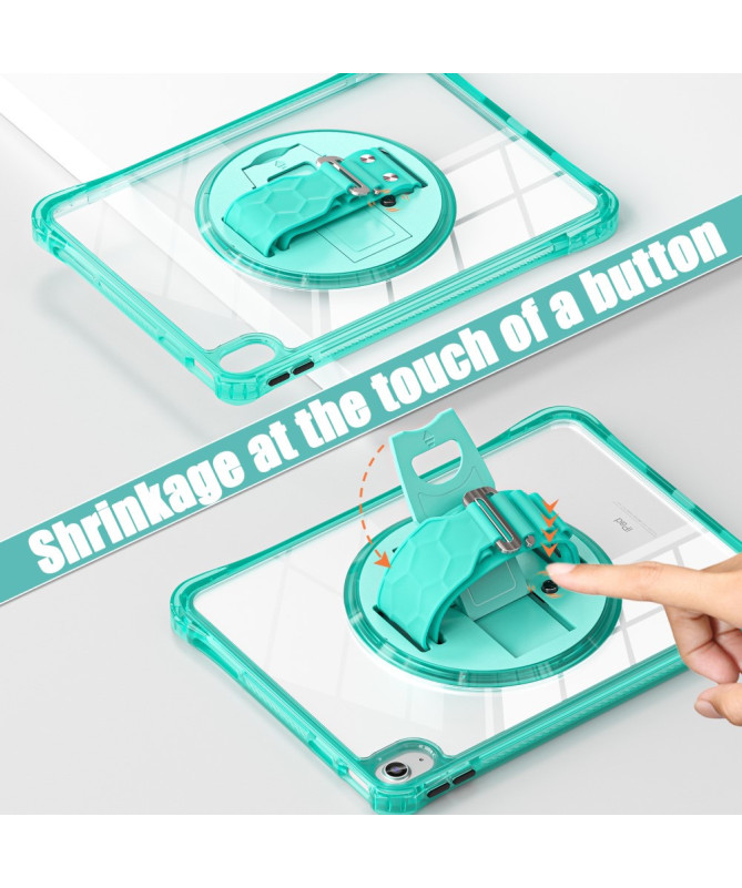 Coque iPad (2025) / 10.9 (2022) avec sangle main et bandoulière | Rigg