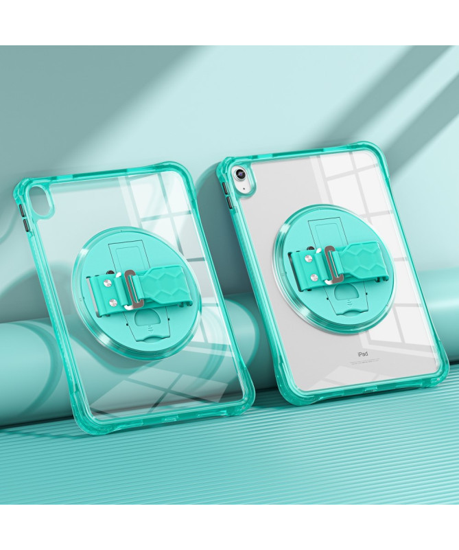 Coque iPad (2025) / 10.9 (2022) avec sangle main et bandoulière | Rigg