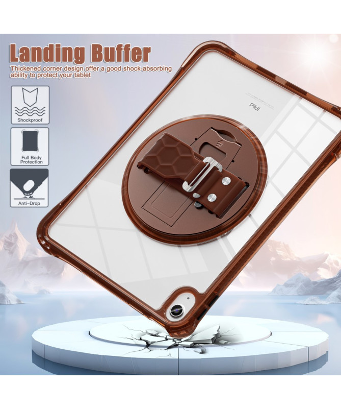 Coque iPad (2025) / 10.9 (2022) avec sangle main et bandoulière | Rigg