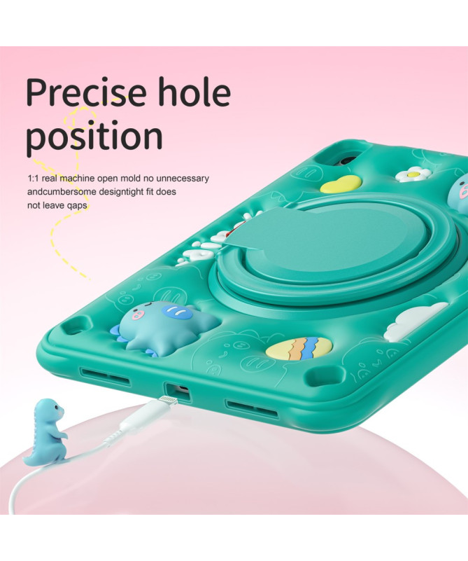 Coque iPad (2025) / 10.9 (2022) avec poignée rotative et suspension mu