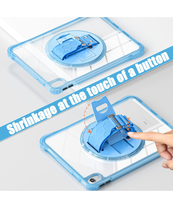 Coque iPad (2025) / 10.9 (2022) avec sangle main et bandoulière | Rigg