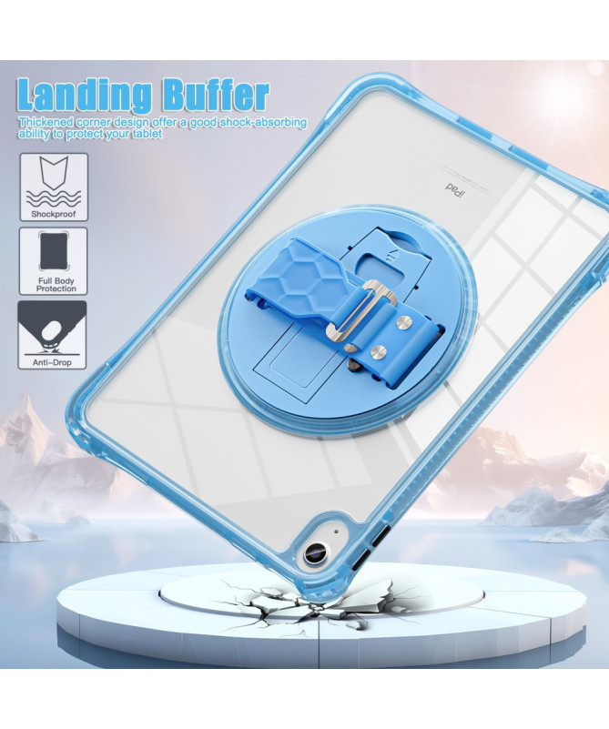 Coque iPad (2025) / 10.9 (2022) avec sangle main et bandoulière | Rigg