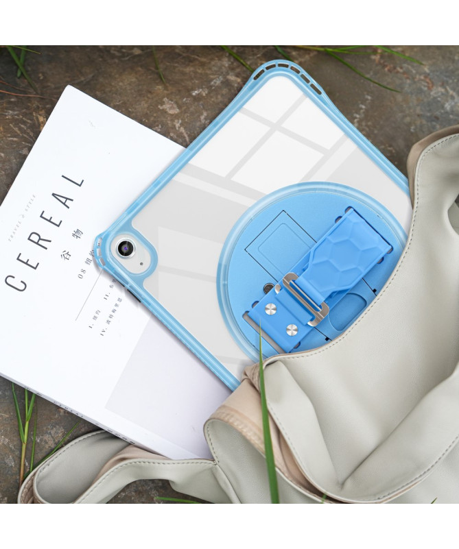 Coque iPad (2025) / 10.9 (2022) avec sangle main et bandoulière | Rigg