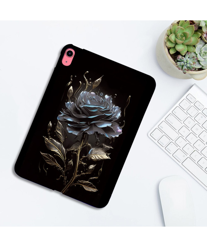 Coque iPad 10.9 (2022/2025) Rose Noire