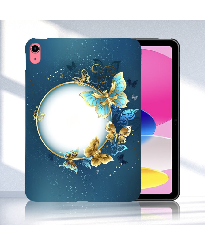 Coque iPad 10.9 (2022/2025) Cercle Papillon