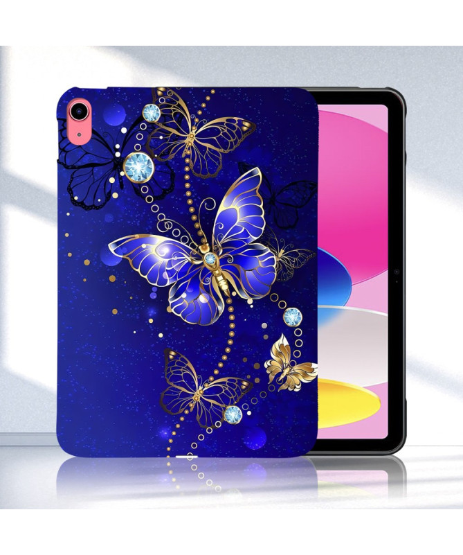 Coque iPad 10.9 (2022/2025) TPU Slim - Butterfly Jewel